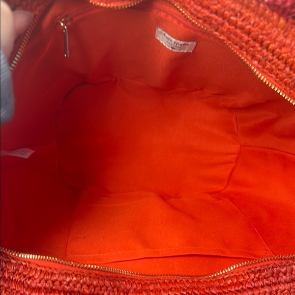 Kate spade raffia bow tote bag - Picture 12 of 13